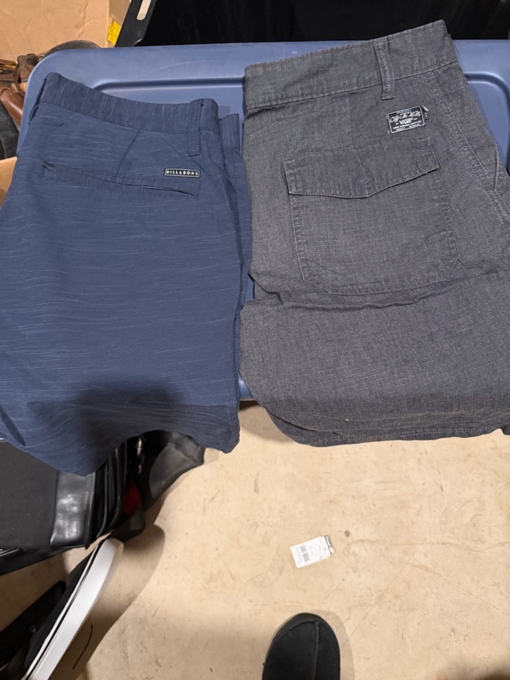 Billabong Navy and Gray Twin-Pack Shorts